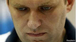 Алексей Навальный в зале суда