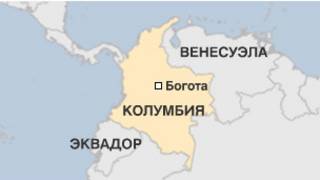 Карта Колумбии