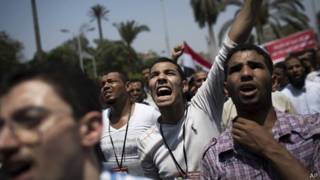 Người biểu tình ủng hộ Tổng thống Morsi