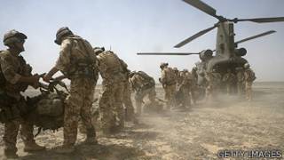 Wanajeshi wa Uingereza wakitua Helmand Kusini, Afghanistan
