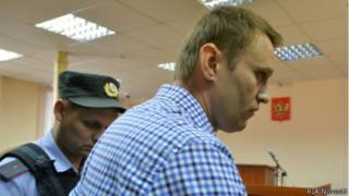 Алексей Навальный в Кировском суде