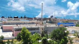 Uzbek chemical factory