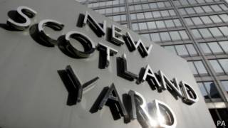 New Scotland Yard, the headquarters of the Metropolitan Police