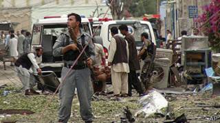 Escenario del ataque en Jalalabad