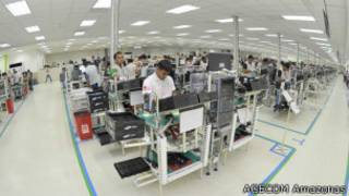 Fábrica da Samsung em Manaus (Ag de Comunicação do Governo do Amazonas)