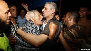 سجناء فلسطينيون مفرج عنهم