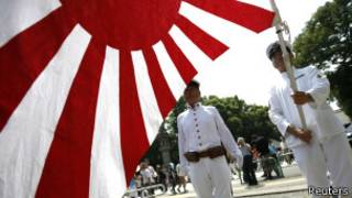 日本二戰老兵參拜靖國神社
