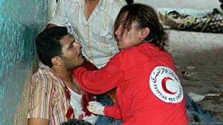 Salma Bahgat, voluntaria de la Media Luna Roja en Egipto