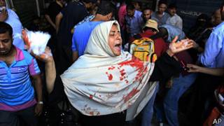 Wata mai goyon bayan kungiyar 'yan uwa musulmi cikin jini