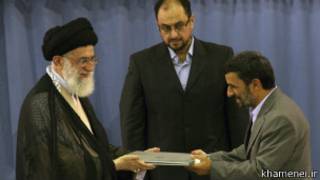 احمدی نژاد و خامنه ای