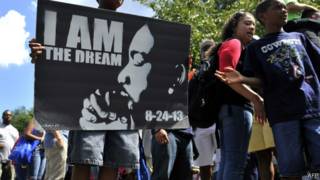 Passeata em Washington celebra 50 anos de discurso de Martin Luther King (AFP)