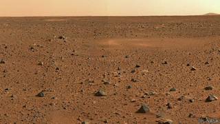 Planeta Marte, na cratera Gustav Holst. Foto: JPL/Nasa
