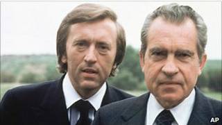 Sir David Frost và cựu Tổng thống Nixon