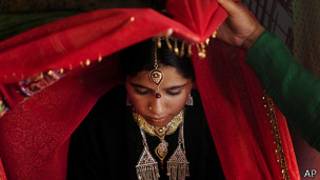 Novia en India