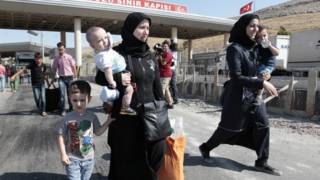 Refugiados sírios (Foto AP)