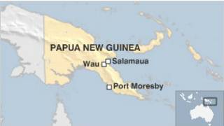 peta papua nugini