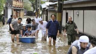 Inundaciones en Japón