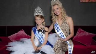 Concurso de belleza infantil y adulto en Francia