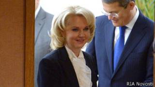 Татьяна Голикова на заседании Госдумы, гед рассматривается ее кандидатура на пост председателя Счетной палаты.