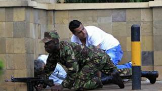 hari a cibiyar kasuwanci a Kenya