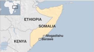 Peta Somalia