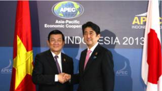 Chủ tịch Trương Tấn Sang và Thủ tướng Shinzo Abe