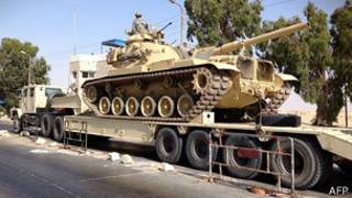 Tanque militar egipcio
