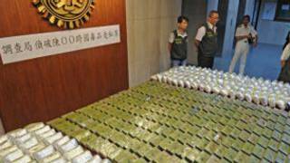 走私毒品(中央社圖片)