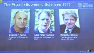 Nobel Ekonomi Ödülü sahipleri Nobel Ekonomi Ödülü Fama, Hansen ve Shiller