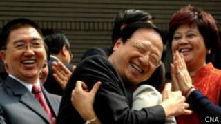 江宜樺慶祝不信任案未獲通過