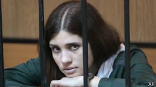 Nadezhda Tolokonnikova, integrante de Pussy Riot.