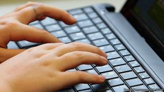 Teclado de una laptop