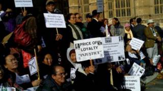 भूपू गोर्खा सैनिक तथा परिवार विरोध प्रदर्शनमा