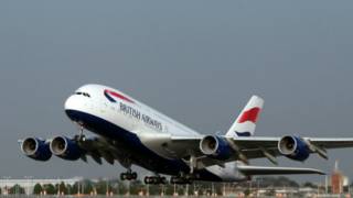 英航客機起飛