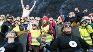 Rjukan, kota di Norwegia, AFP