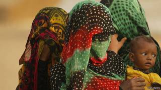 Mujeres cubiertas en Yemen
