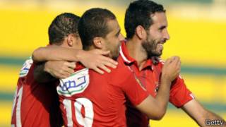 لاعبو الأهلي المصري