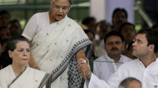 सोनिया गांधी, राहुल गांधी, शीला दीक्षित