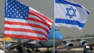 Флаги Израиля и США