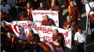 Anti OIC protests in Burma