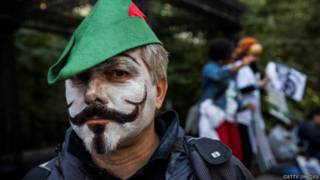 Occupy Wall Street fez aniversário de dois anos em setembro. Foto: Getty Images