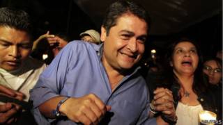 Juan Orlando Hernández, candidato presidencial en Honduras