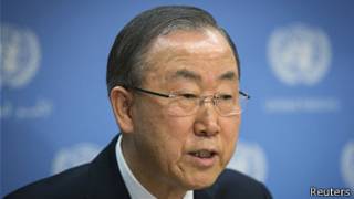 Ban Ki-moon, ONU