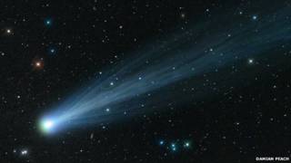 Ison, fotografado em 15 de novembro. Foto: Damian Peach