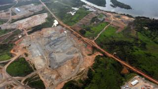 Usina de Belo Monte vista em 2012. Foto: AFP