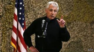 Chuck Hagel, ministro de Defensa de EE.UU.