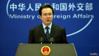 中国外交部发言人洪磊(库存图片)