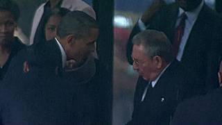 Obama y Castro