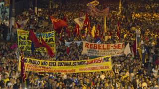 Protestas en Brasil en junio