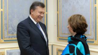 Ông Yanukovych và bà Ashton
